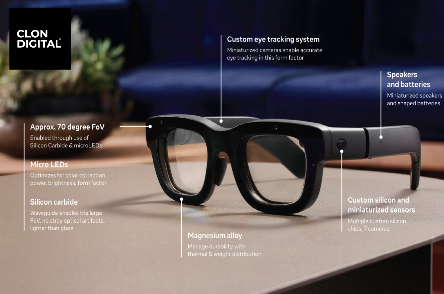 Gafas virtuales 'Orion' de Meta